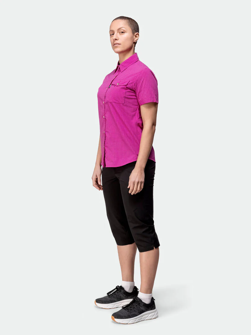 Kota Short-sleeve Check Shirt Women's - Image 10