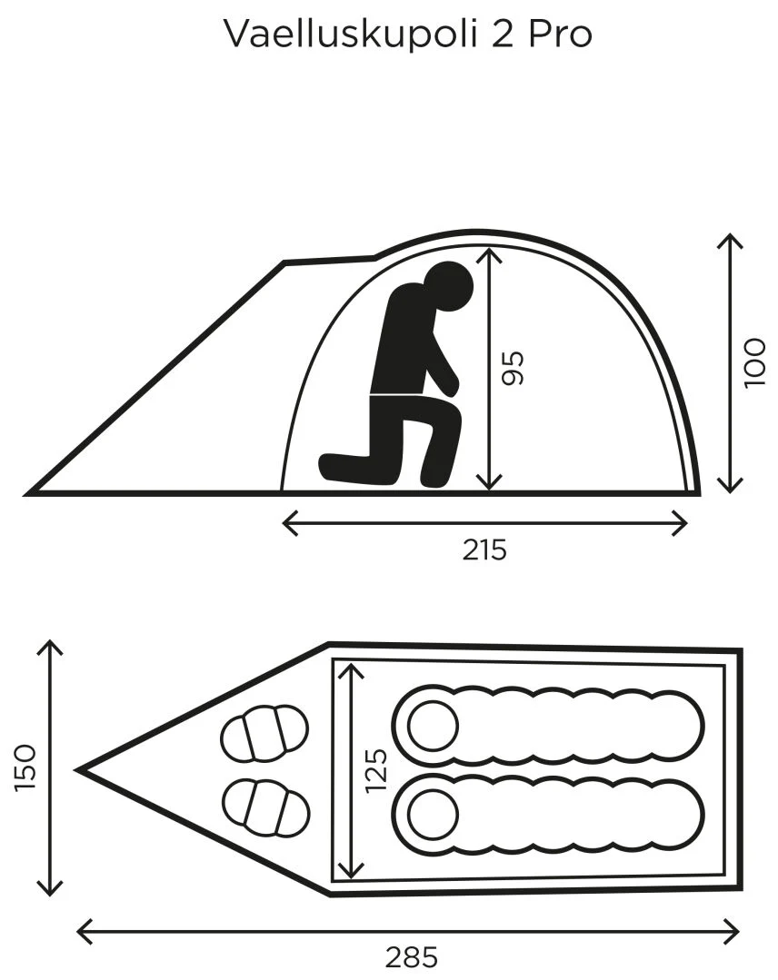 Vaelluskupoli 2 Tent - Image 2